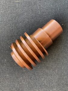 prototype machined Copper cooling 5 inch Diameter Sacramento