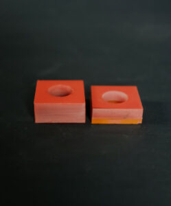 high temp silicone laser cut gasket spacer .50 thick and .375 thick Sacramento Carmichael