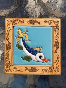 Fish Trivet laser wood tile Sacramento