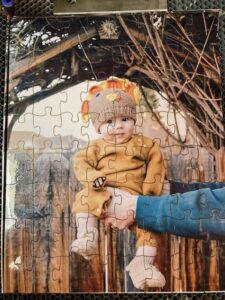 Jig Saw Puzzle laser cut from JPEG any size holiday birthday special occasion Sacramento