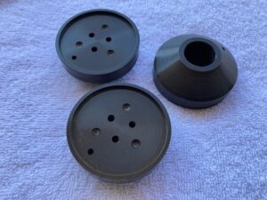 Semiconductor Spindle Flange Sacramento 6061 Aluminum hard anodize