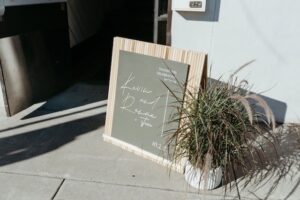 wedding signage laser Sacramento